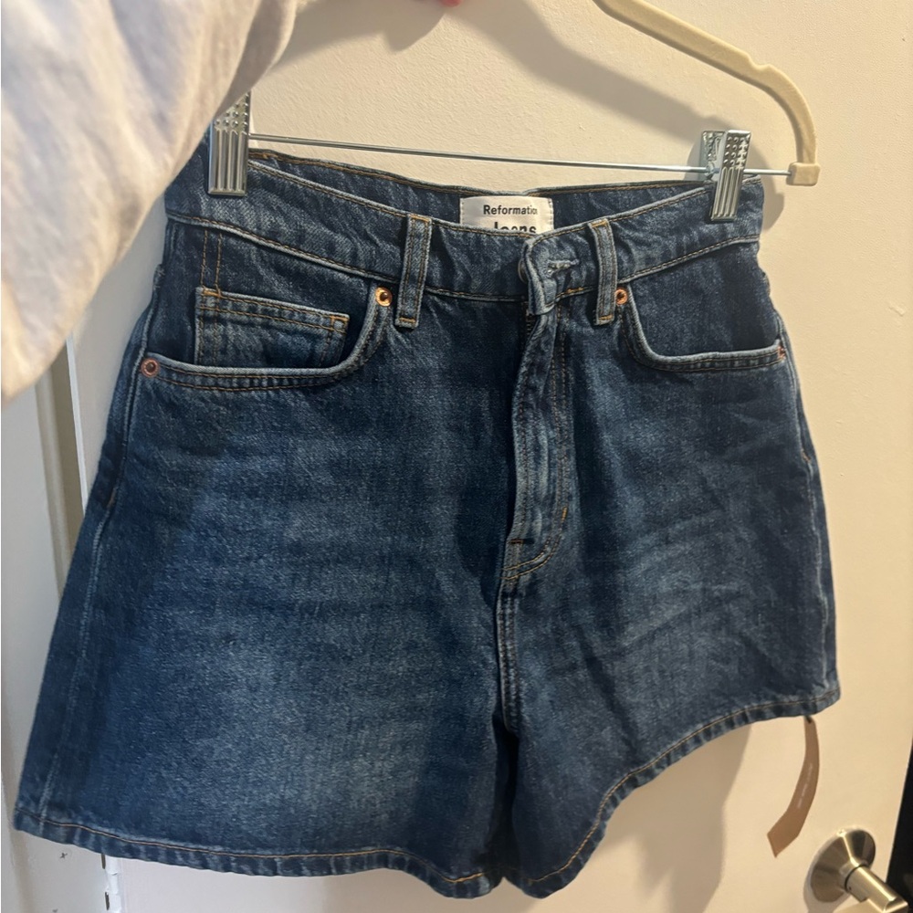 Reformation Wilder Jean shorts